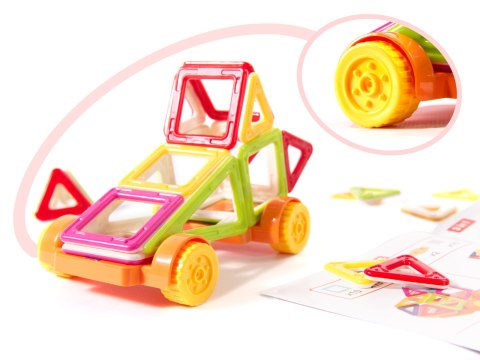 Klocki magnetyczne MAGICAL MAGNET MINI 38szt 3+ v2 Klocki magnetyczne MAGICAL MAGNET MINI 38szt 3+ v2