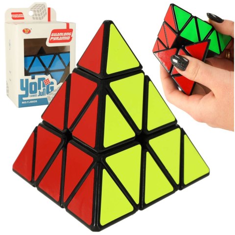 Gra logiczna Kostka łamigłówka PYRAMINX 9,7cm