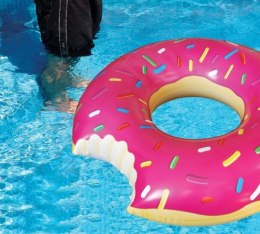 Koło do pływania dmuchane Donut różowe 50cm max 20kg 3-6lat