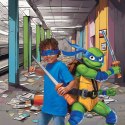 Ninja Turtles Wojownicze Żółwie TMNT zestaw do odgrywania ról katana maska