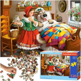 CASTORLAND Puzzle układanka 120 elementów Little Red Riding Hood - Czerwony Kapturek 6+