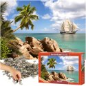 CASTORLAND Puzzle układanka 1500 elementów Sailing in Paradise - Żeglowanie w raju 68x47cm