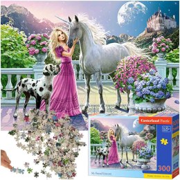 CASTORLAND Puzzle układanka 300 elementów My Friend Unicorn - Mój przyjaciel Jednorożec 8+