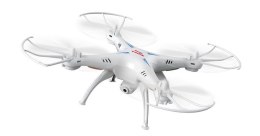 Dron z kamerą na pilota zdalnie sterowany RC SYMA X5SW 2,4GHz Kamera FPV Wi-Fi biały