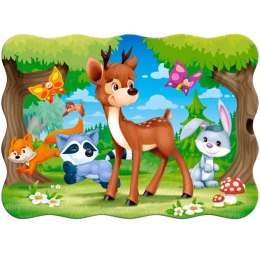 CASTORLAND Puzzle układanka 30 elementów A Deer and Friends - Leśne zwierzątka 4+