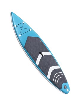 SUP Deska pompowana z akcesoriami niebiesko-szara 320cm 150kg