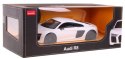 Autko R/C Audi R8 Biały 1:14 RASTAR