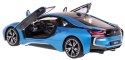 BMW i8 niebieskie RASTAR model 1:14 Zdalnie sterowane auto + pilot 2,4 GHz