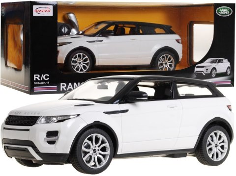 Range Rover Evoque biały RASTAR model 1:14 Zdalnie sterowane Auto SUV + pilot