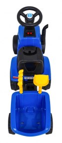 Traktor z przyczepą New Holland T7 Jeździk dla dzieci + Akcesoria + Dźwięki + LED