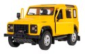 Land Rover Defender żółty RASTAR model 1:14 Zdalnie sterowanie auto + Pilot 2,4 GHz + Ręcznie otwierane drzwi