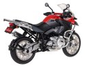 Motocykl BMW R 1200 GS czerwony RASTAR model 1:9 Metalowa karoseria