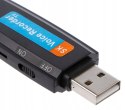 Dyktafon cyfrowy na kartę pamięci microSD Pendrive podsłuch szpiegowski