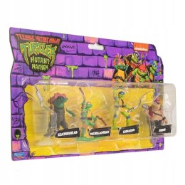 Ninja Turtles TMNT 4 pak figurki Leatherhead Michelangelo Leonardo Bebop