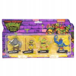 Ninja Turtles TMNT 4 pak figurki Rocksteady Donatello Raphael Superfly