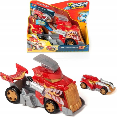 T-RACERS CIĘŻARÓWKA WYRZUTNIA SERIA MIX & RACE - FIRE LAUNCHER TRUCK