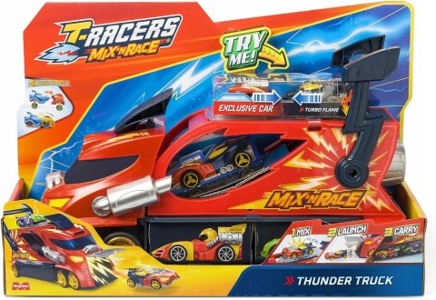 T-RACERS CIĘŻARÓWKA Z WYRZUTNIĄ - SERIA MIX & RACE - THUNDER TRUCK