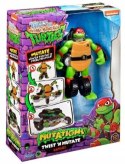 TURTLES WOJOWNICZE ŻÓŁWIE NINJA Twist n Mutate Raphael, pojazd z figurką