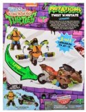 WOJOWNICZE ŻÓŁWIE NINJA TURTLES Twist n Mutate Leonardo figurka motocykl