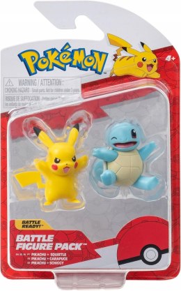 POKEMON zestaw 2 pack figurki bitewne Pikachu Squirtle