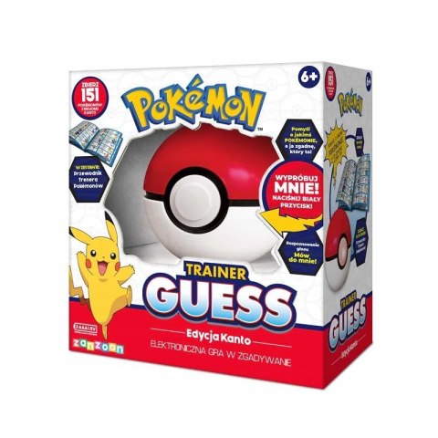 Pokemon Gra Trainer Guess Kanto elektroniczna gra w zgadywanie