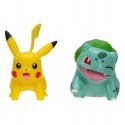 Pokemony - Zestaw 2 figurek Bulbasaur i Pikachu figurki bitewne