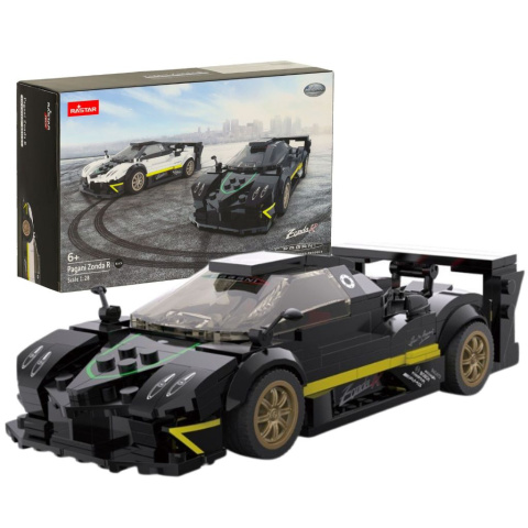 Samochód Rastar 93900-B pagani Zonda R 1:28 klocki 387 el.