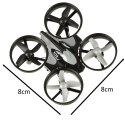 Dron na pilota zdalnie sterowany RC JJRC H36 mini 2.4GHz 4CH 6 axis czarny