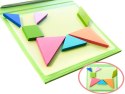 Tangram książeczka magnetyczna układanka klocki 3D