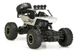 Samochód zdalnie sterowany na pilota RC Rock Crawler 1:12 4WD METAL srebrny