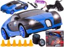 Samochód Do Driftu, Auto RC Drift 1:24 2,4 GHz 4WD CZARNO-NIEBIESKIE BUGATT