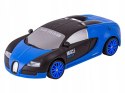 Samochód Do Driftu, Auto RC Drift 1:24 2,4 GHz 4WD CZARNO-NIEBIESKIE BUGATT