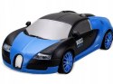 Samochód Do Driftu, Auto RC Drift 1:24 2,4 GHz 4WD CZARNO-NIEBIESKIE BUGATT