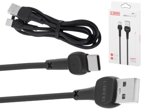 L-BRNO Kabel USB - USB typ-C szybkie ładowanie NB132 czarny