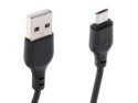 L-BRNO Ładowarka samochodowa Dual USB + micro czarna