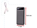 L-BRNO PowerBank Power Bank 10000mAh 2USB czarny