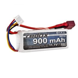 Pakiet Akumulator Redox LiPo 11,1V 900mAh 20c