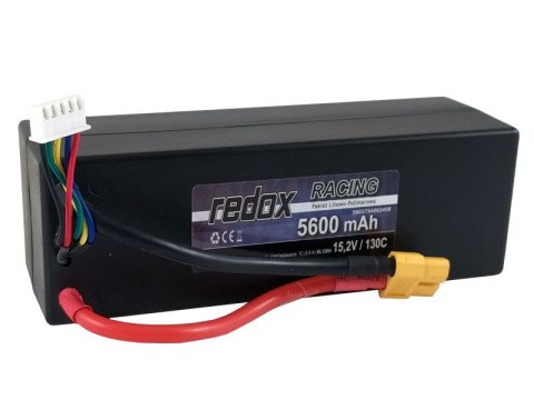 Redox HV 5600 mAh 15,2V 130C XT-60 Racing Hardcase - pakiet LiPo